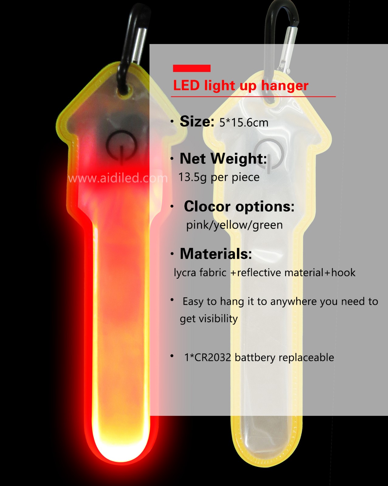 AIDI-Night Running Lights, Outdoor Led Safety Light | AIDI-8