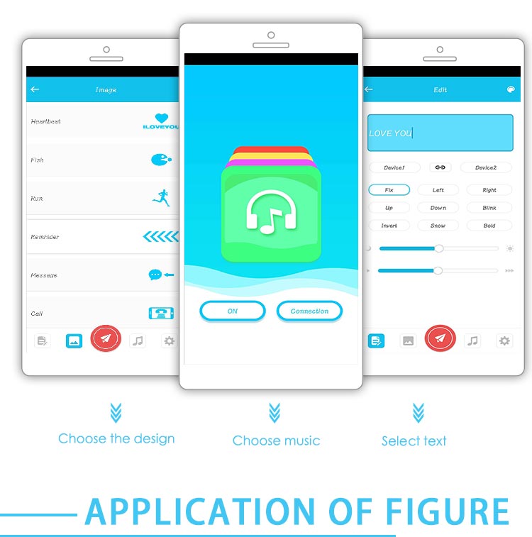 AIDI-Reflective Armbands Led Screen Bluetooth Controlled Armbands-7