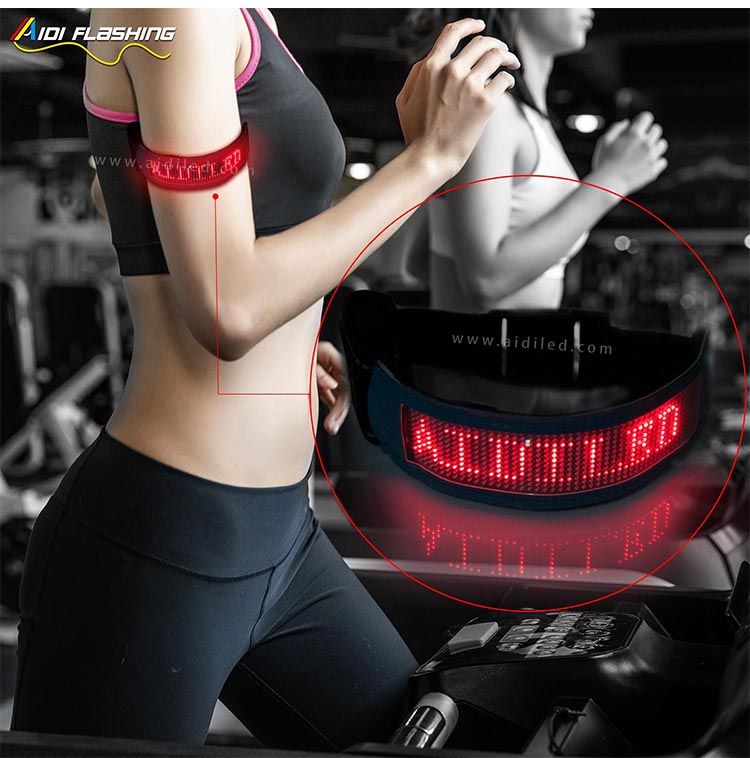 AIDI-Reflective Armbands Led Screen Bluetooth Controlled Armbands-9