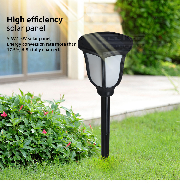 ALLTOP -Solar Garden Lamps Energy Saving Waterproof Ip65 Garden 2watt Solar Led-8