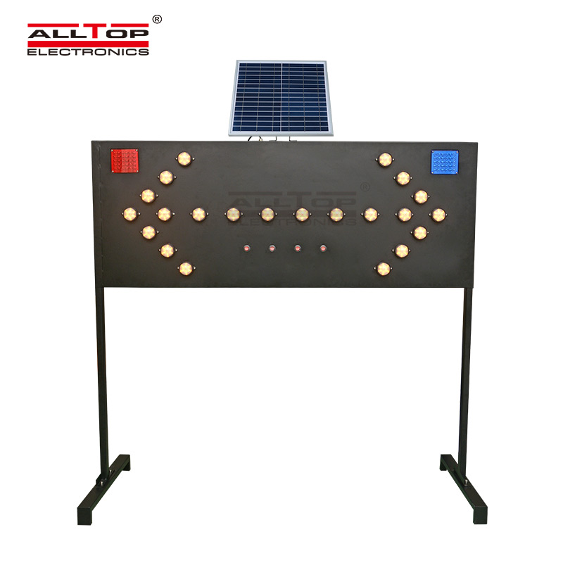 ALLTOP -Solar Traffic Light | Alltop Solar Road Safety Signs Board Traffic Guide