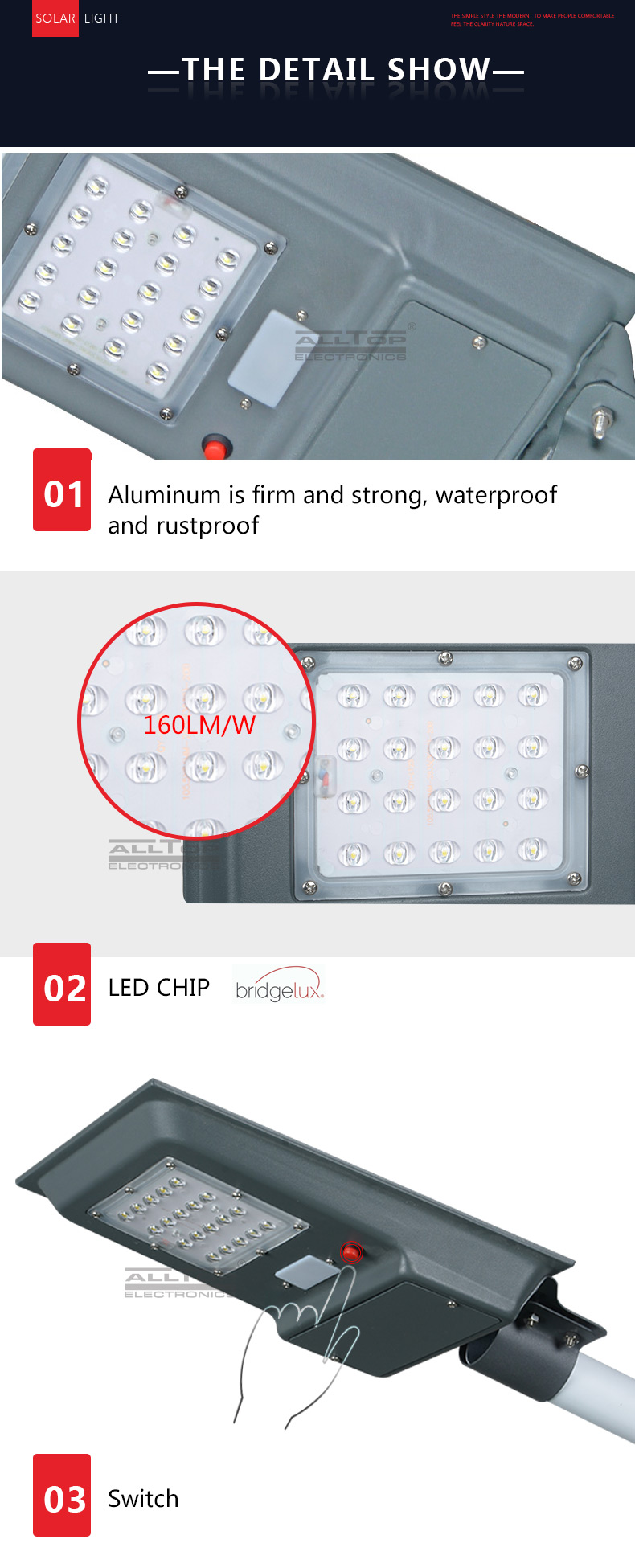 ALLTOP -Find Solar Led Lights Integrated Solar Street Light Price-7