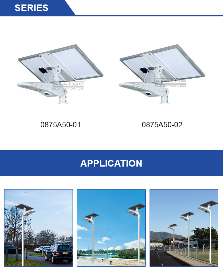 ALLTOP -Solar Light For Road | 50w Pir Motion Sensor Outdoor Waterproof Ip65 Led-6