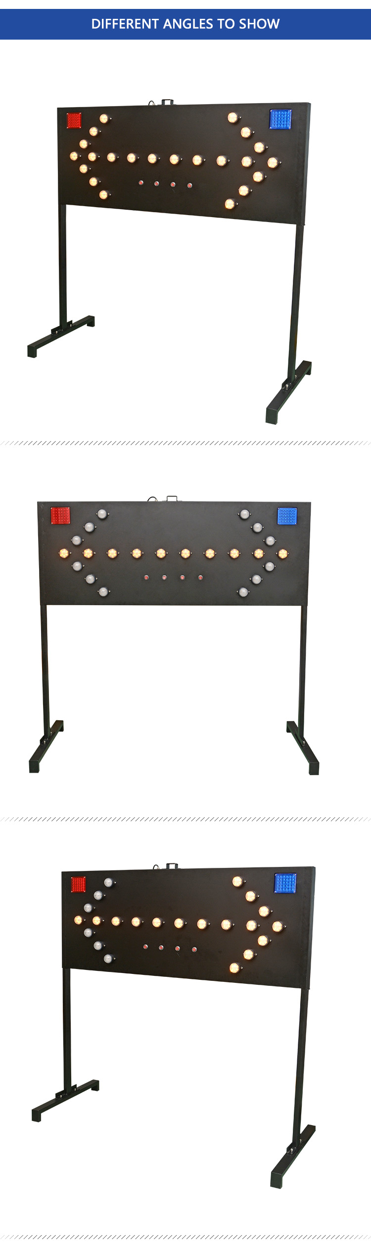 ALLTOP -Solar Traffic Light | Alltop Solar Road Safety Signs Board Traffic Guide-3