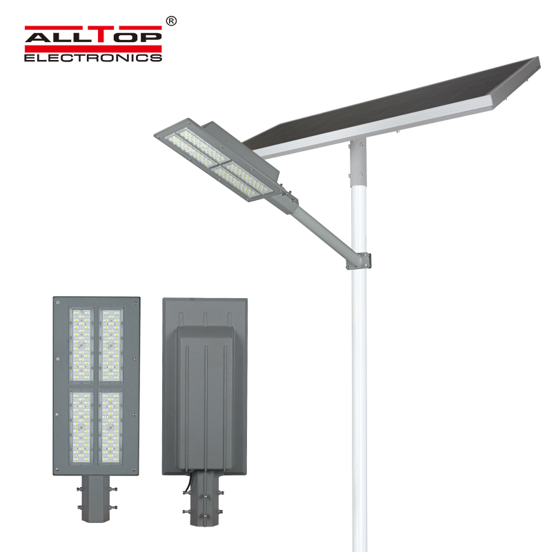 Intelligent aluminum alloy case waterproof 180W solar street light