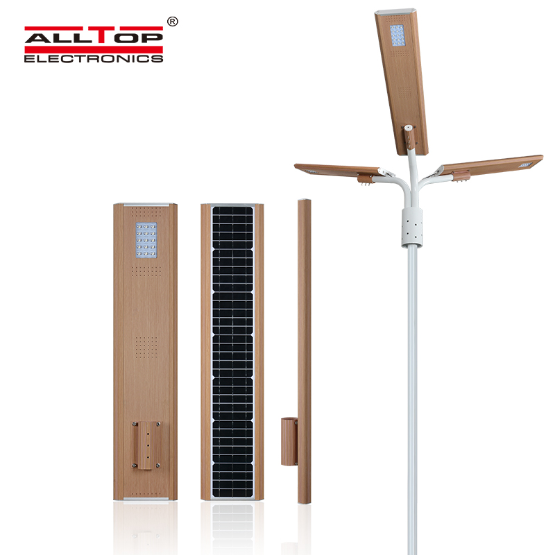 Intelligent human body induction waterproof solar street light