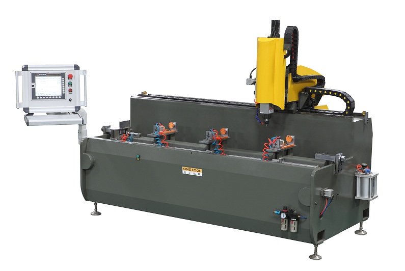 kingtool aluminium machinery KT-G393 Aluminum Profile CNC Drilling and Milling Machine Aluminium CNC Router image3