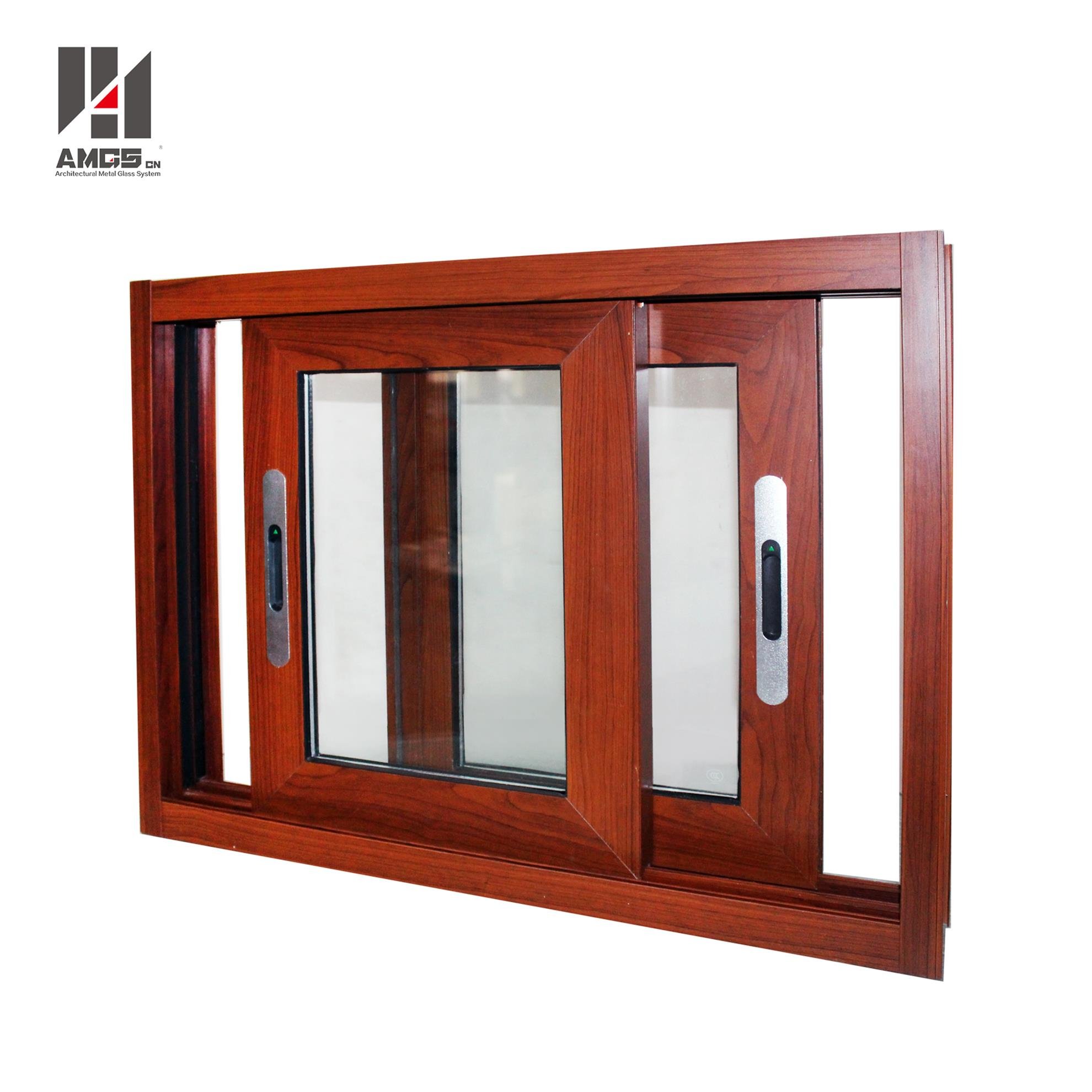 AMGS Customized Glass Window Aluminum Sliding Window With Double Glazing Aluminum Sliding Windows image10