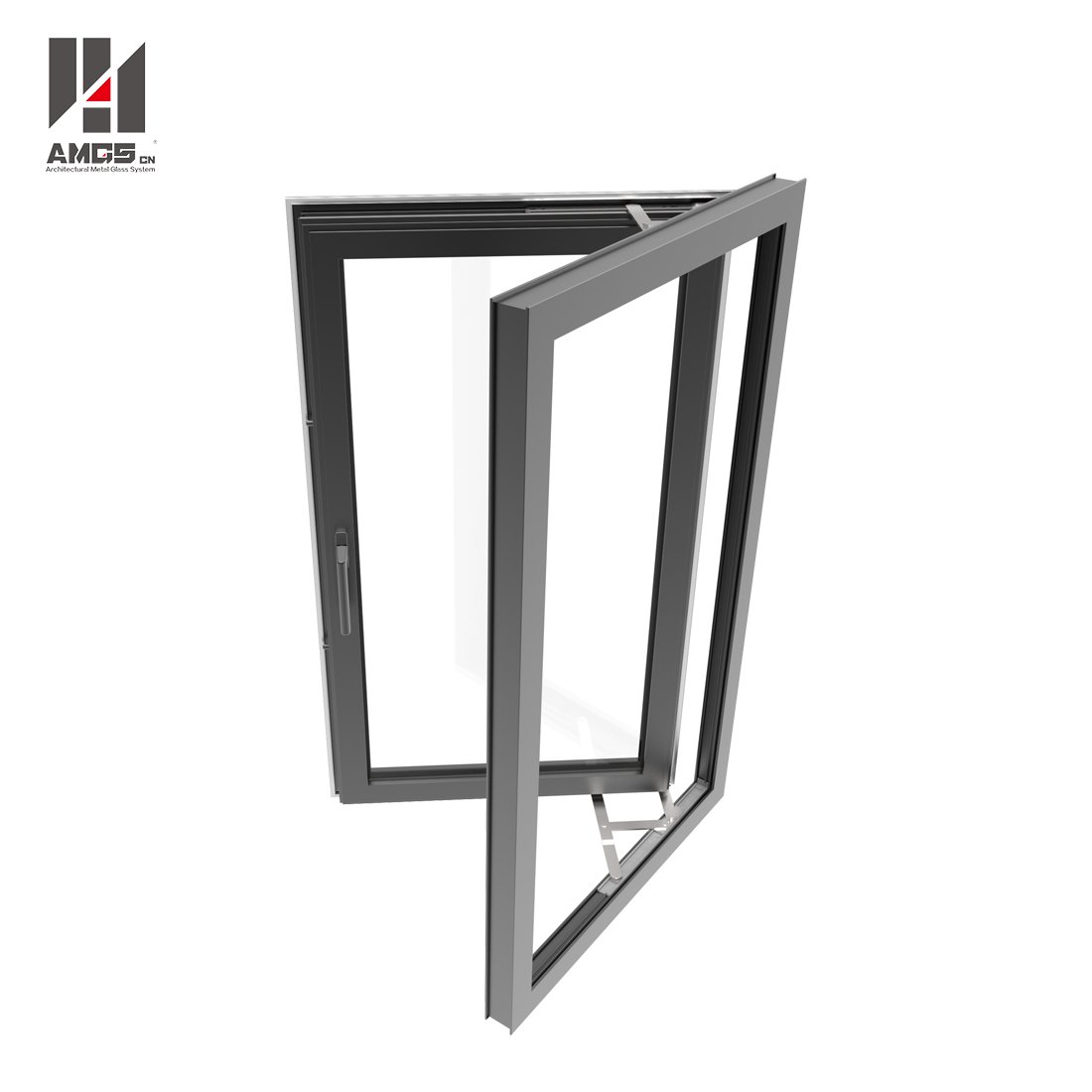 AMGS Aluminium Casement Windows With Tempered Glass Aluminum Casement Windows image8