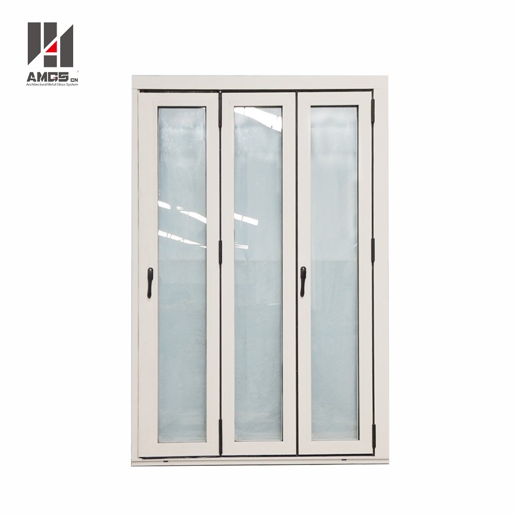 AMGS Exterior Commercial Aluminium Accordion Bifold Patio Doors With Double Glazed Aluminum Bifold Doors image1