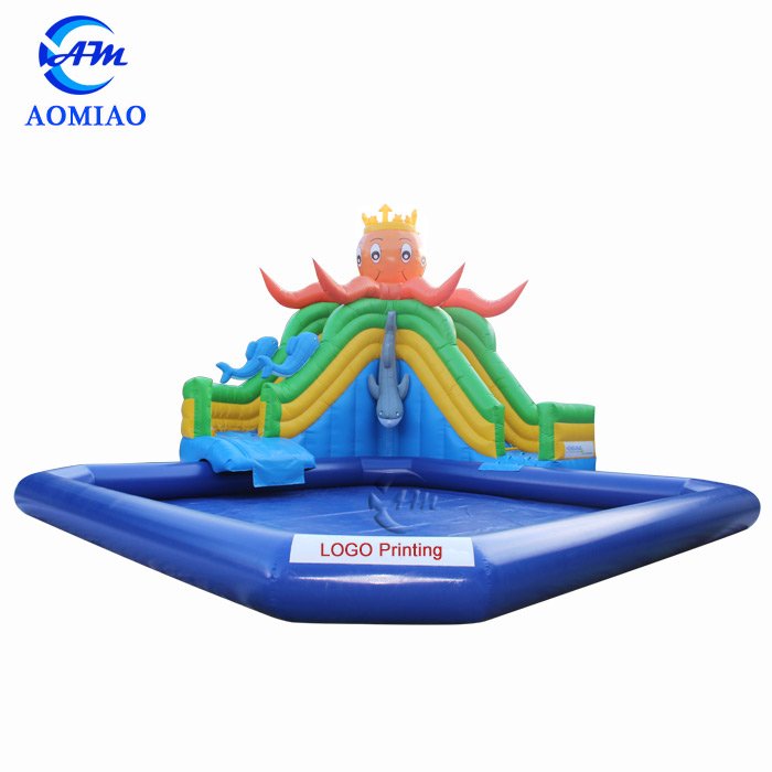 AOMIAO Octopus Inflatable Water Slide For Pool SL1701 Inflatable Slide image68