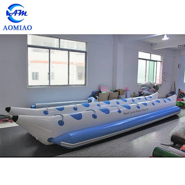 AOMIAO 12 Person Heavy Duty Double Banana Boat - WGB1 Inflatable Water Game image9