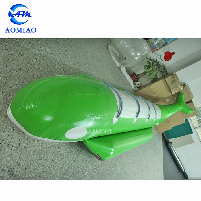 AOMIAO 6 People Inflatable Flying Shark Banana Boat Float - WGB5 Inflatable Water Game image6