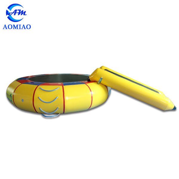 AOMIAO Inflatable Water Trampoline With Small Slide - WGT1 Inflatable Water Game image5