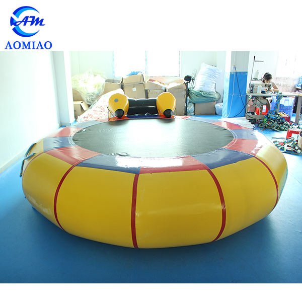AOMIAO Inflatable Water Trampoline With Small Slide - WGT1 Inflatable Water Game image5
