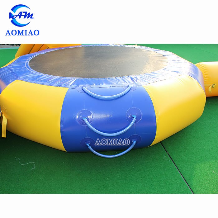 AOMIAO Water Trampoline Park With Small Slide and Launch - WGT2 Inflatable Water Game image4