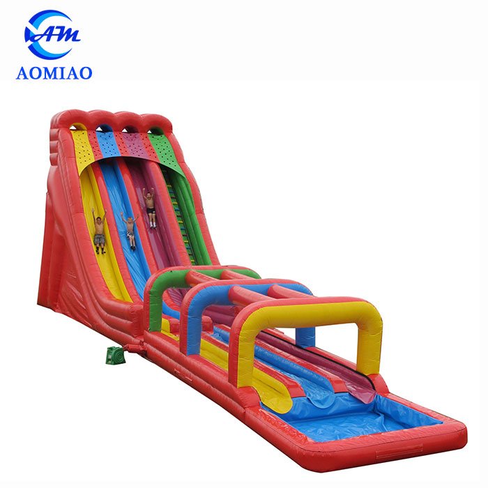 AOMIAO Large Inflatable Water Slides - Three Lane SL1728 Inflatable Slide image47
