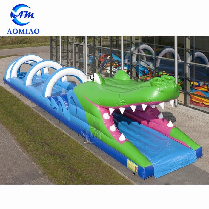 AOMIAO Giant Inflatable slip And Slide - Crocodile SL1758 Inflatable Slide image24
