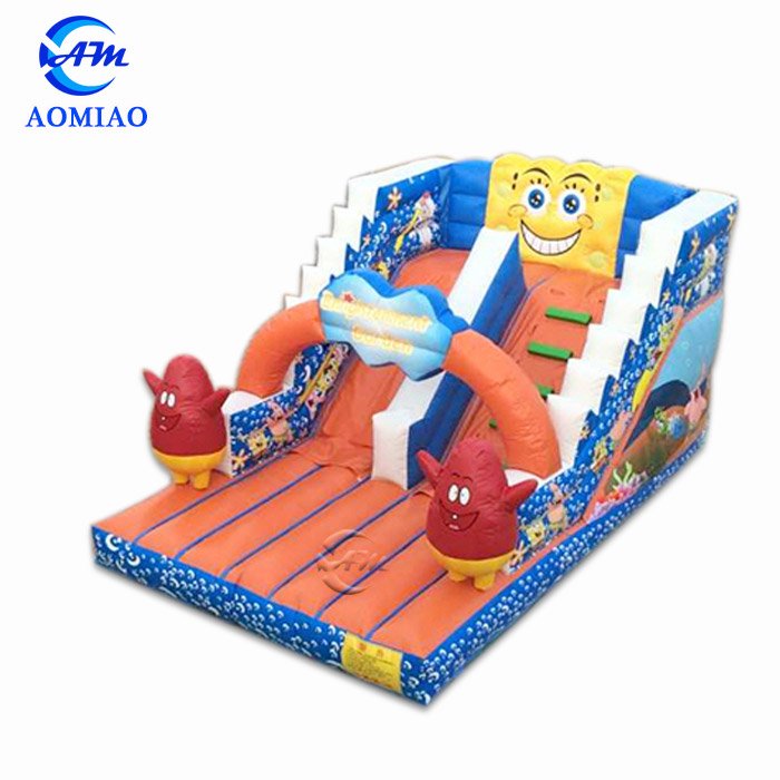 AOMIAO Home Inflatable Water Slides - SpongeBob SL1738 Inflatable Slide image22
