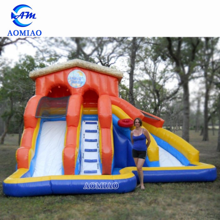 AOMIAO Commercial Inflatable Water Slide With Pool -SL1771 Inflatable Slide image14