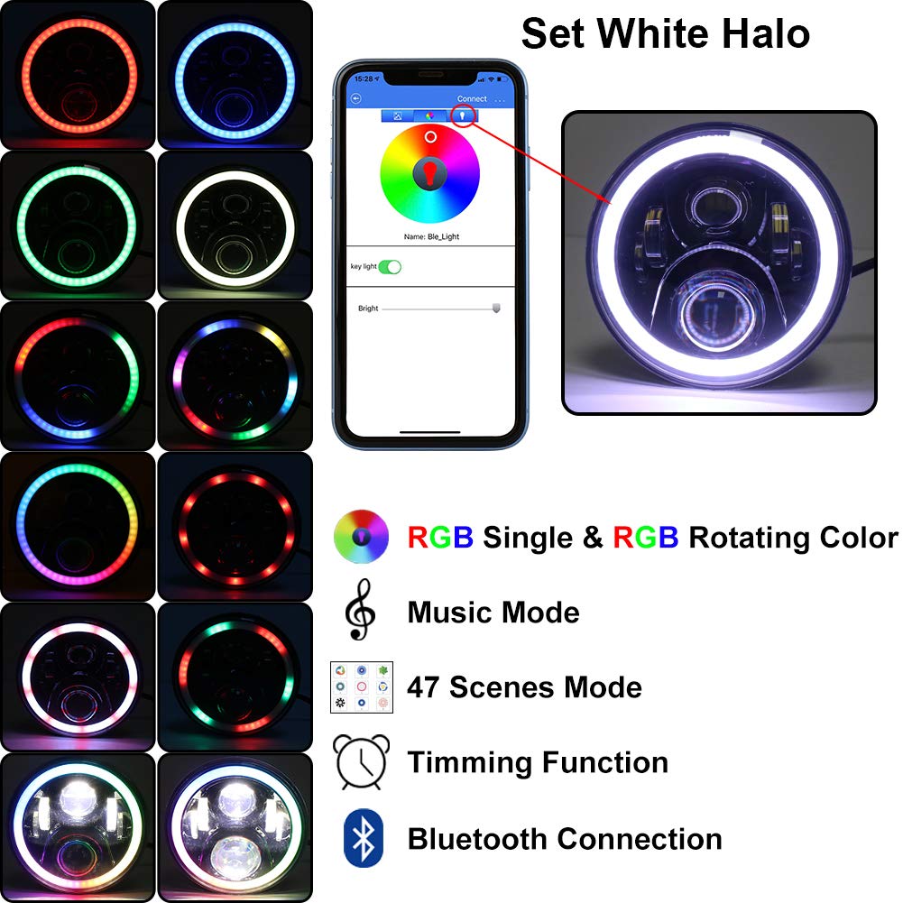 HONGCHANG-Manufacturer Of Jeep Led Lights 2019 Jeep Wrangler Headlights Factory 7-3