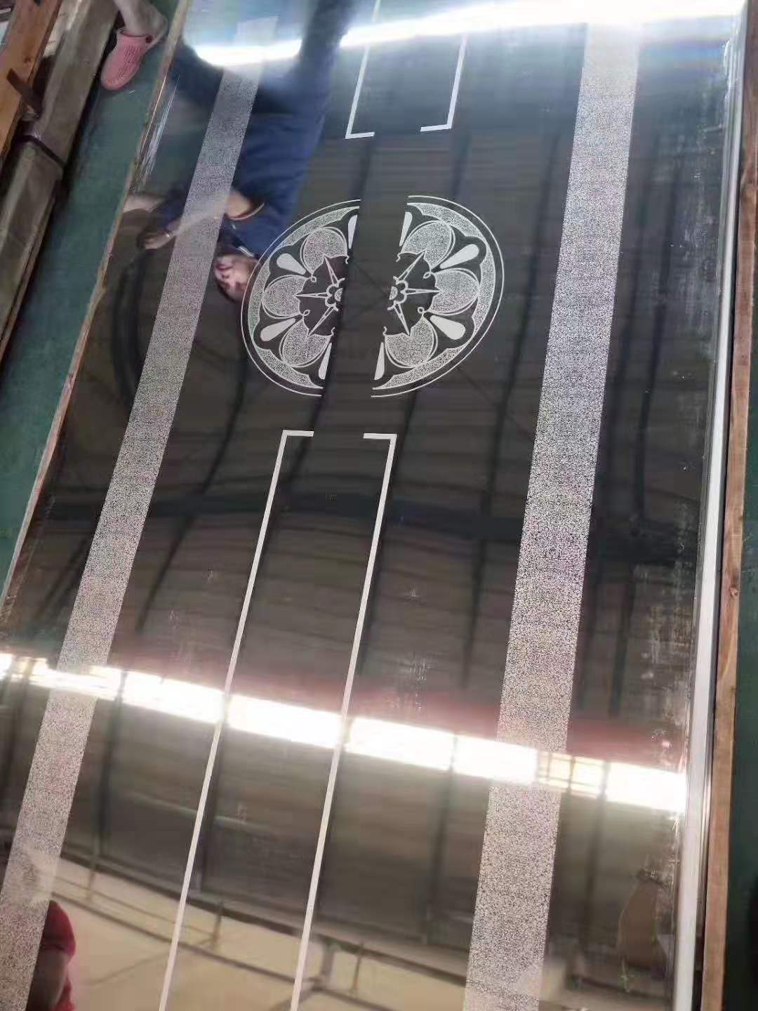 decorative plate for stainless steel elevator car