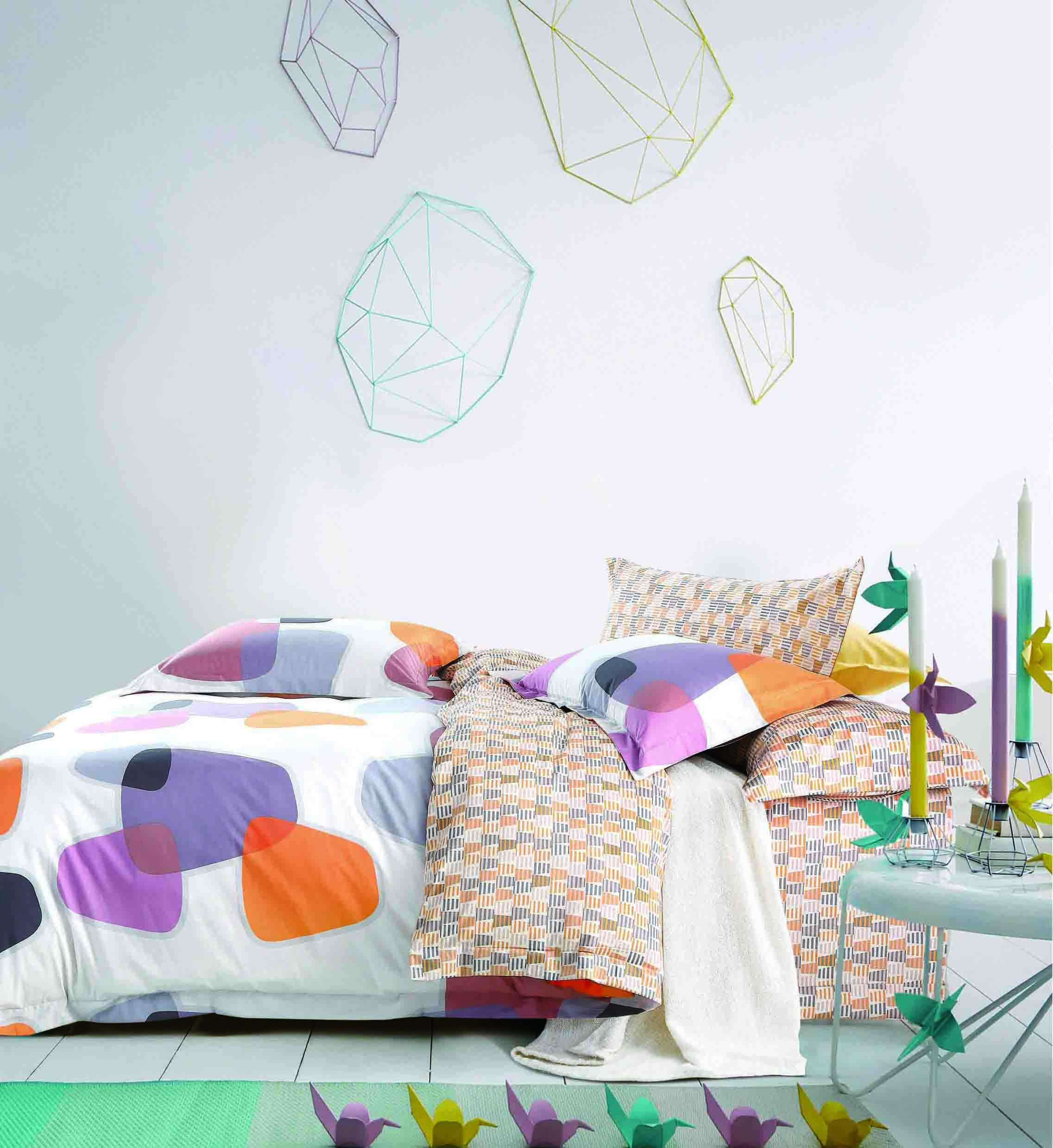 Daphne Brightly Colored Cotton Duvet Cover Set 161437 100% Cotton Printed image65