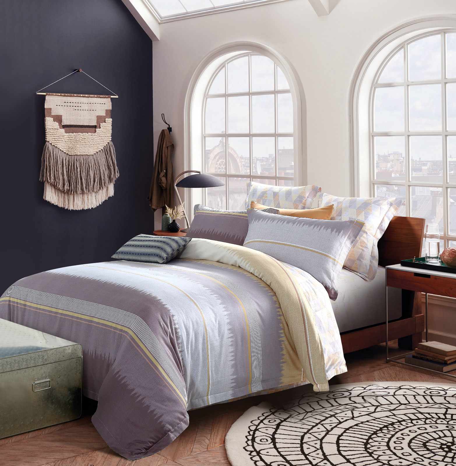 Daphne High Quality 100% Cotton Bed Linen  6856 100% Cotton Printed image43