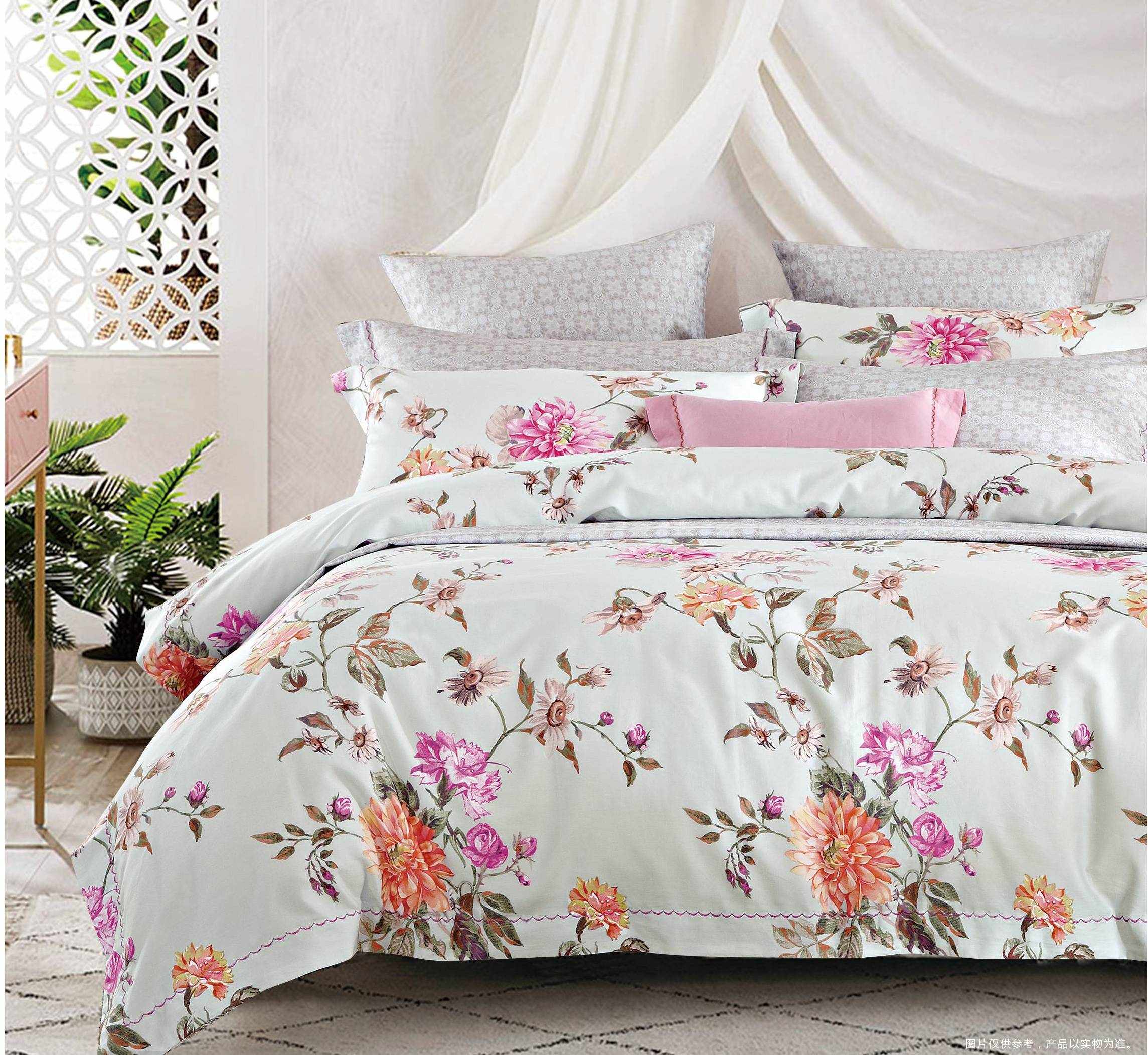 Daphne Pure Cotton Floral Patterns Sheet Set 100% Cotton Printed image6