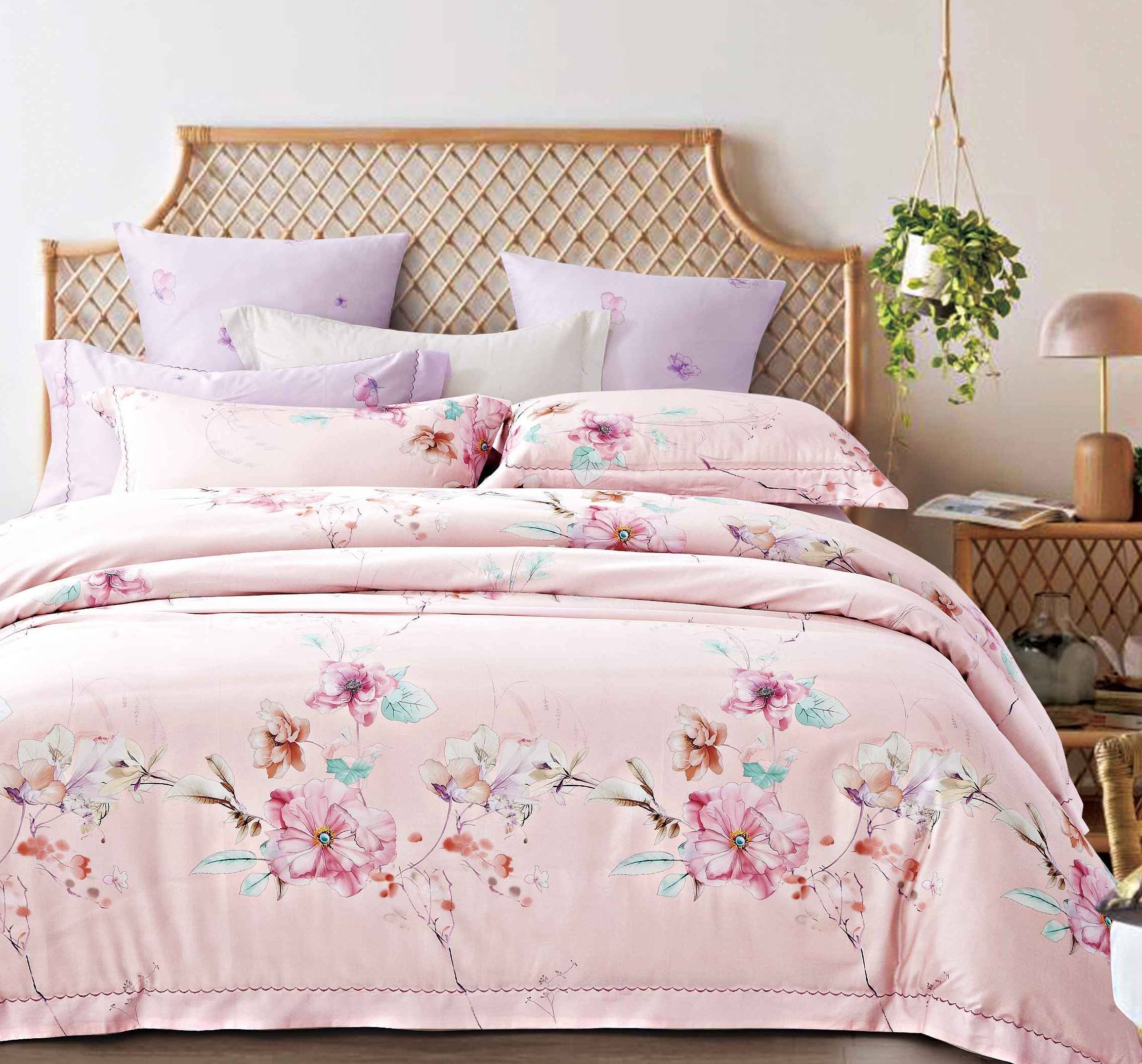 Daphne Flower Patterns Bedding Set Long-staple Cotton Bright Color 171469 100% Cotton Printed image1