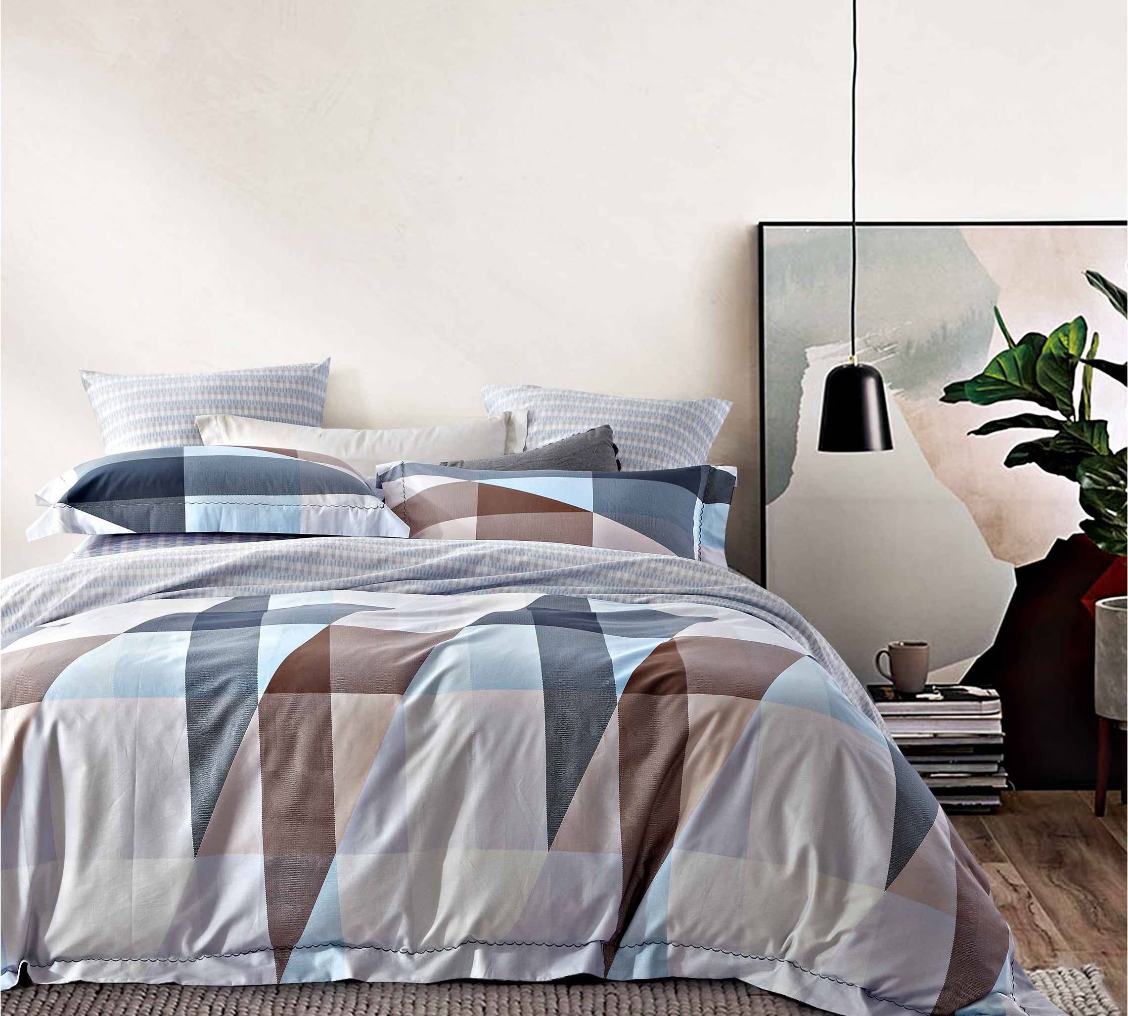 Daphne Aesthetic Printed Duvet Cover Set 300TC Long-staple Cotton171409 100% Cotton Printed image3