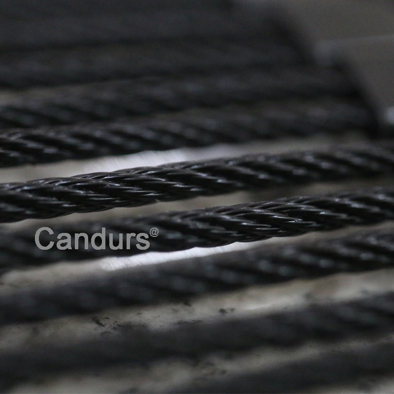 Black Oxidation Stainless Steel Wire Rope Mesh