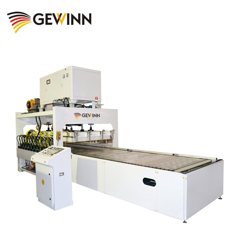 Gewinn HF Vertically Lifting Jointing Machine For Wooden Board (Crawler Type) High Frequency press image16