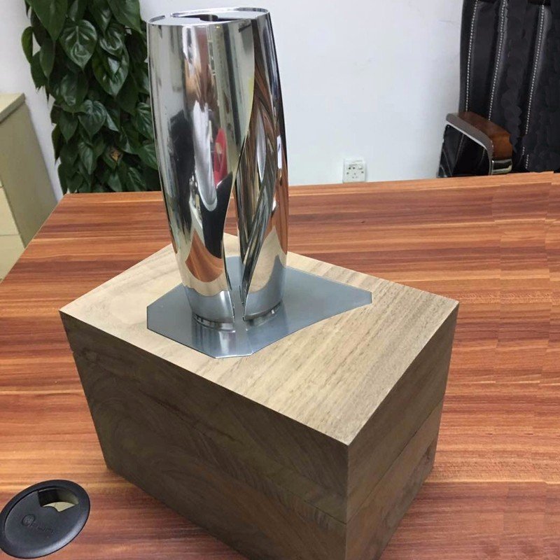 Gaojie Model  CNC machining Steel Alloys and wood arts and crafts Metal Prototypes image9