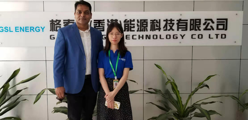 GSL ENERGY-Bangladesh Clients Mr Benzir Visited Gsl Energy Factory For 12v Lithium
