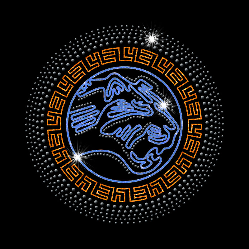 Junhin Custom animal leopard satin rhinestones heat transfer designs Rhinestone transfers image1