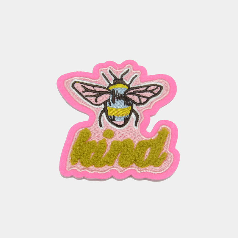 Junhin Custom honeybee towel iron on embroidery patch designs wholesale Embroidered Patches image21