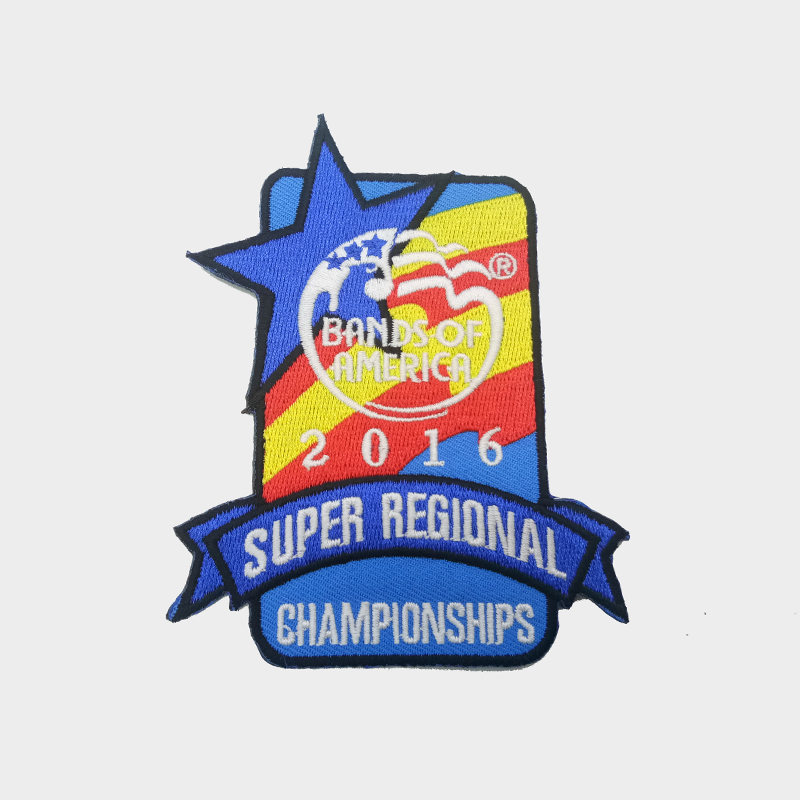 Junhin Custom letter pattern badge  embroidery patch patterns designs Embroidered Patches image8