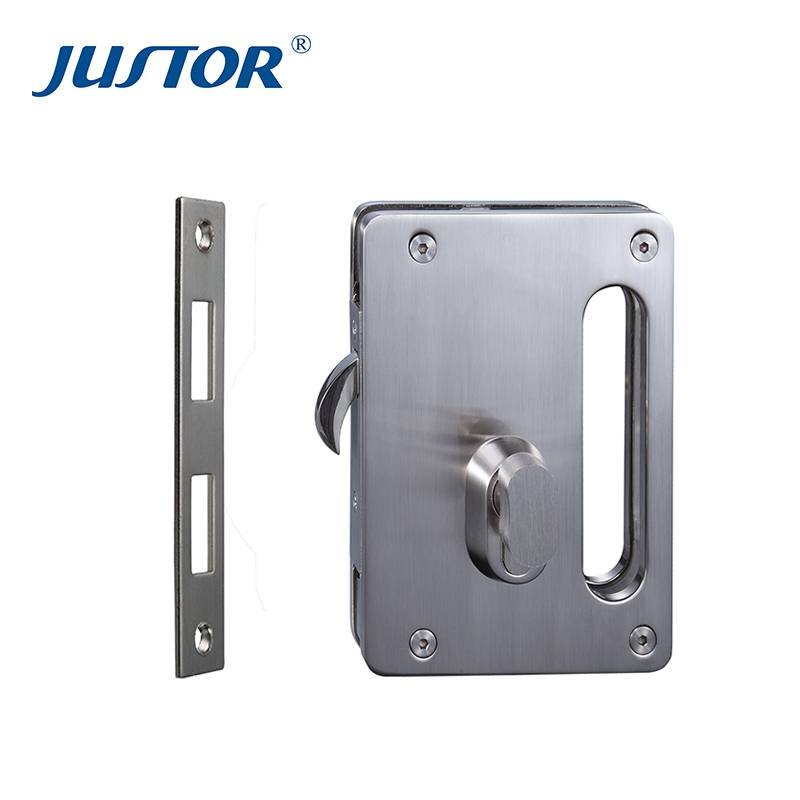 Kaida glass hardware JU-W515 high quality glass door lock, aluminum sliding glass door hardware Glass Door Lock image14