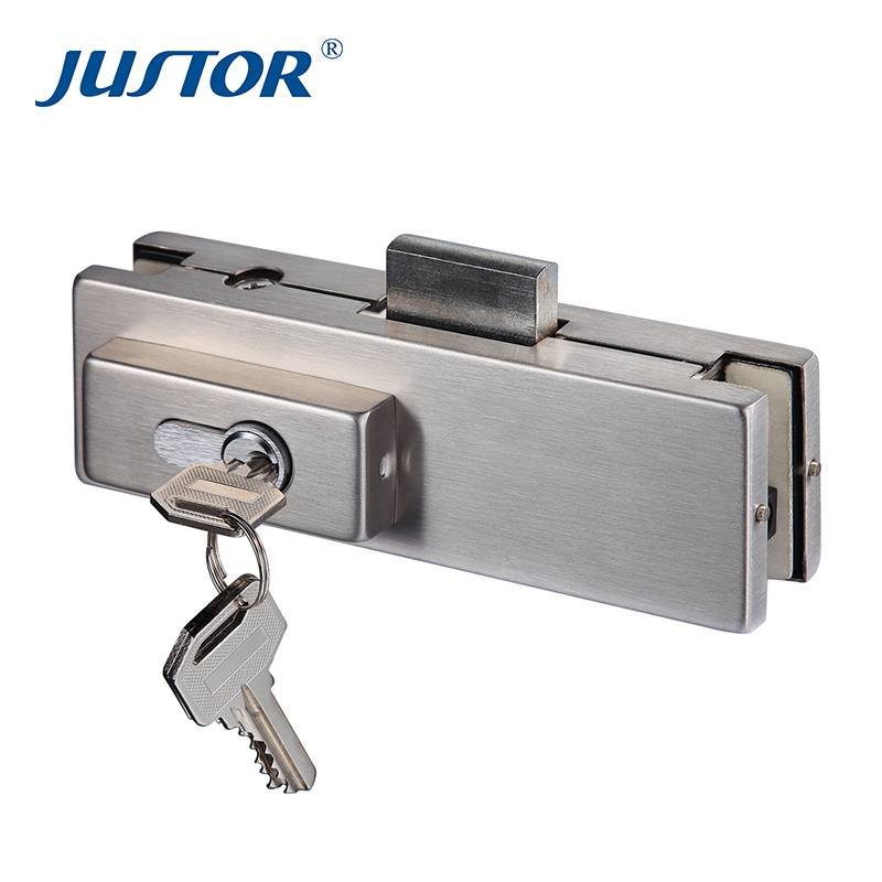 Kaida glass hardware JS-510 Factory directly sell Door Control Hardware stainless steel glass door lock patch fitting Glass Patch Fitting image53