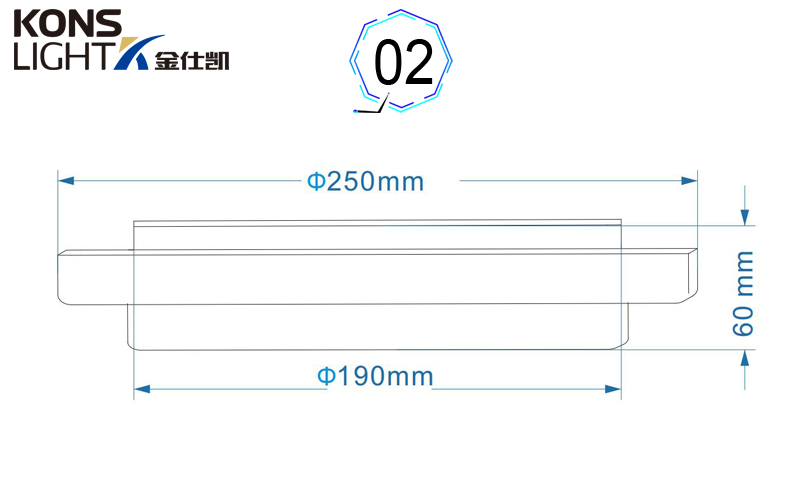 Kons-12-18w Led Surface Panel Light Circular 3 Years Warranty-1