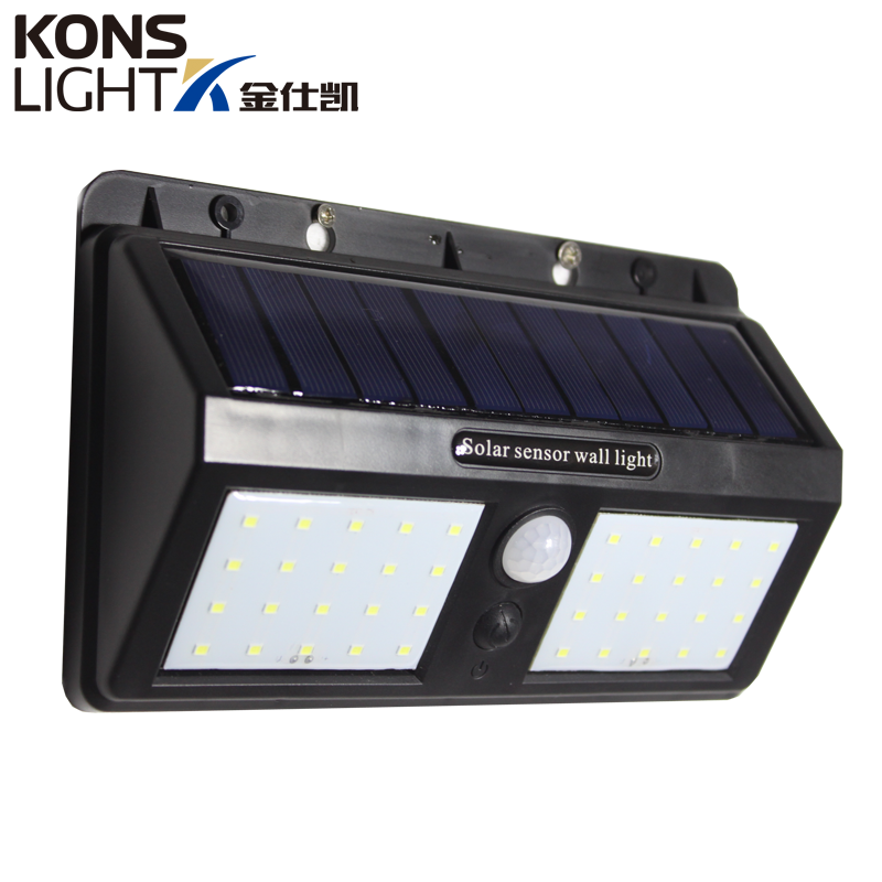 Kons-Led Solar Wall Light Ip65 Waterproof Outdoor Abs Material-3