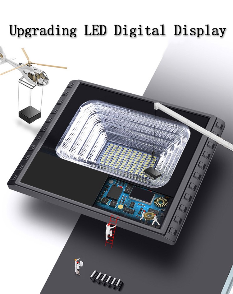 Kons-Led Flood Lamps Outdoor Waterproof Solar Lamp Outdoor Spotlight 30w-90w-1