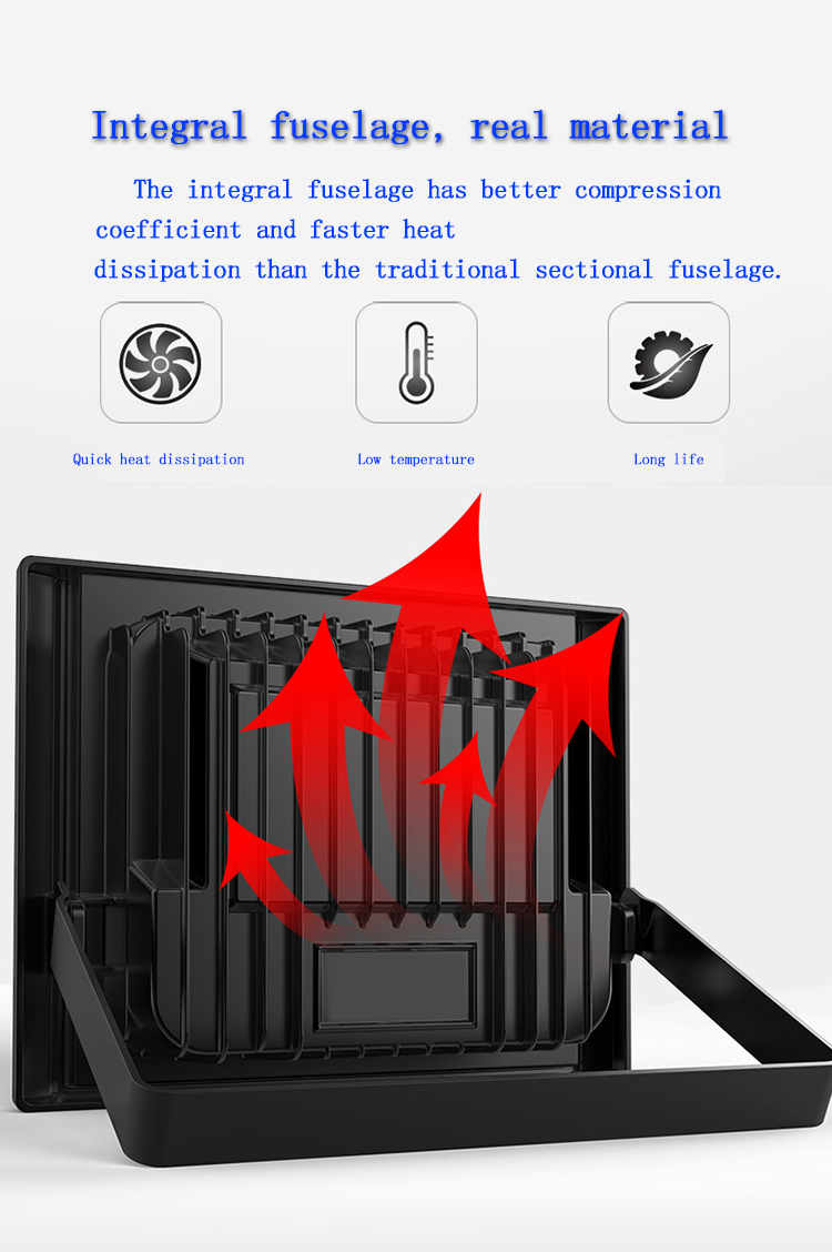 Kons-Led Flood Lamps Outdoor Waterproof Solar Lamp Outdoor Spotlight 30w-90w-7