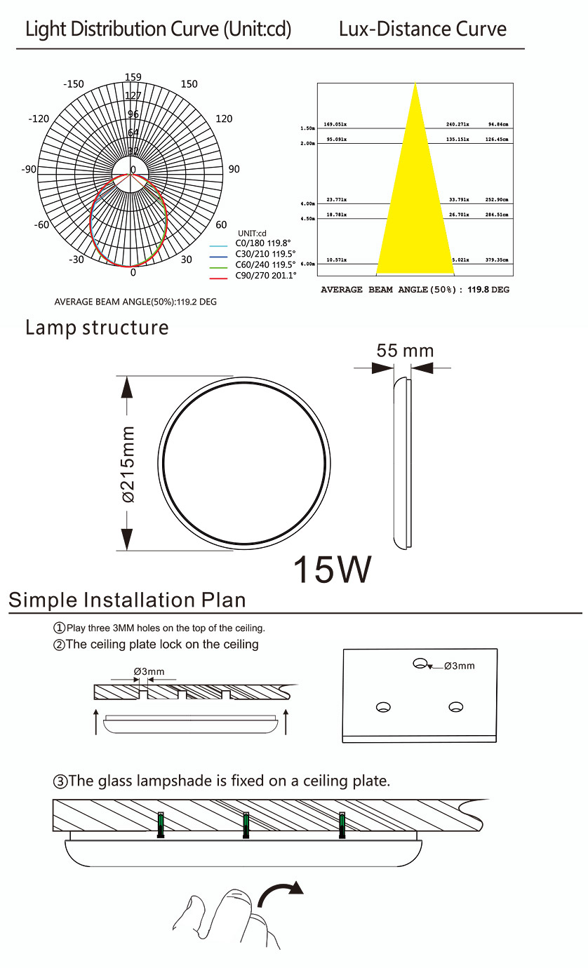 Kons-Exterior Led Wall Lights, 15wledroundsimplewalllight-2