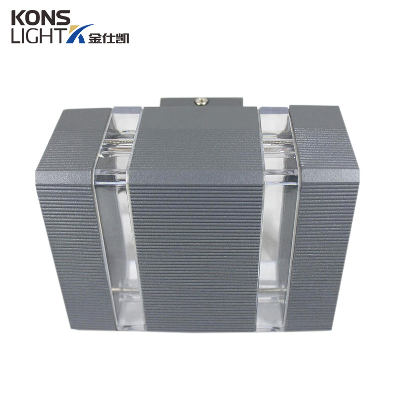 6W bothway LED Wall Light COB LED Chip Aluminum & Tempered Glass