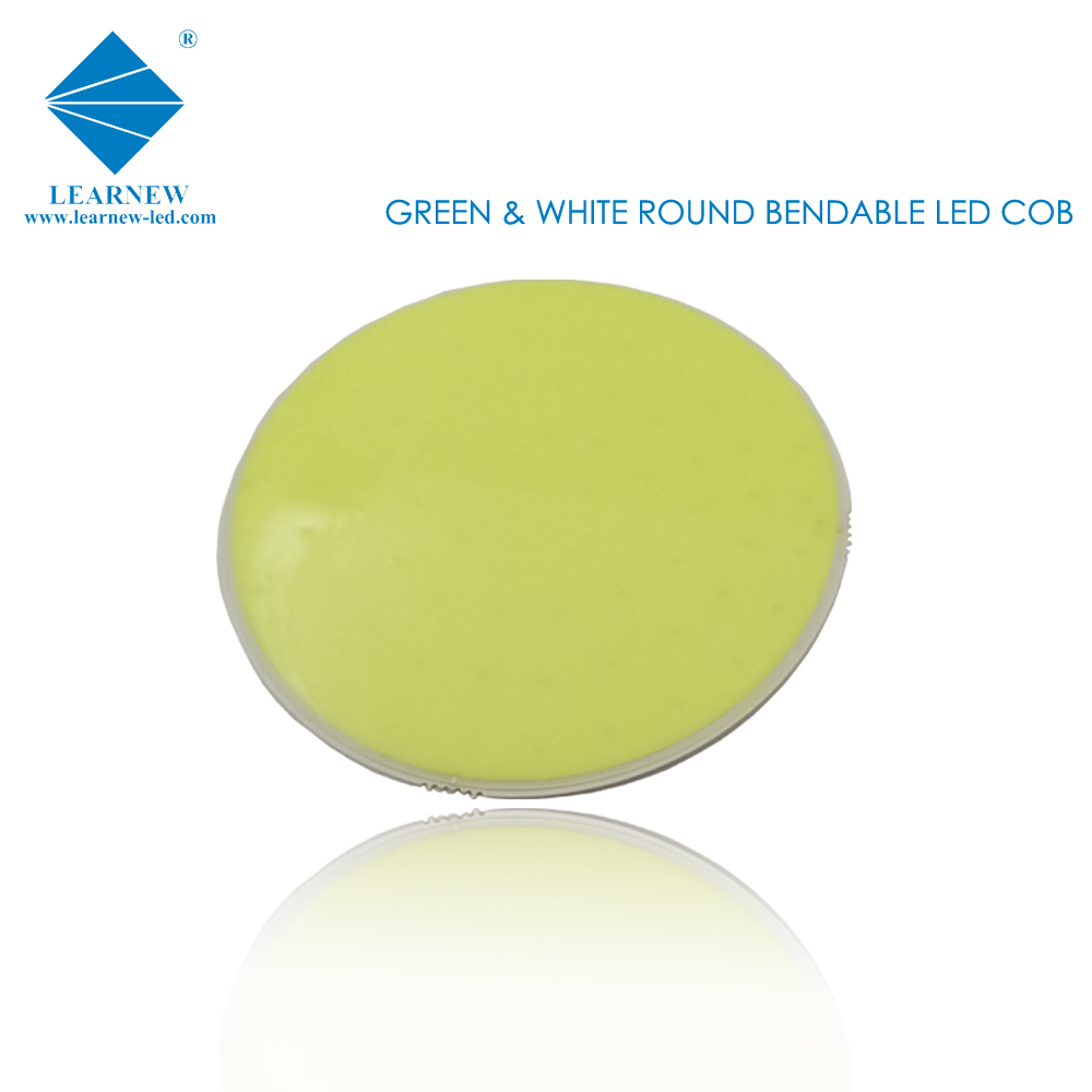 flip chip technology flexible view angle 9w R50mm size 3.0-3.4v green flexible led cob for led magic