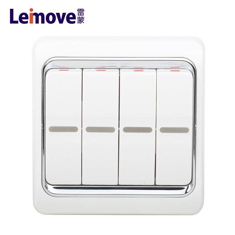 Four-position stilt-plate single connection switch LM4-1(A)