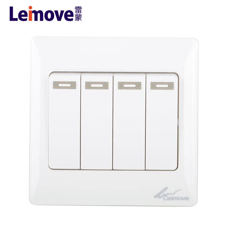 Four big rocker dual switch