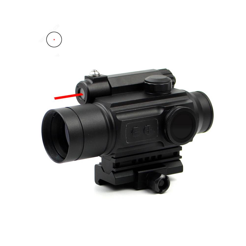 Long Xiang Optics Red Dot Sight Scope & Laser Sight Combo With Rail Mount HD-25 Red Dot Sight image1